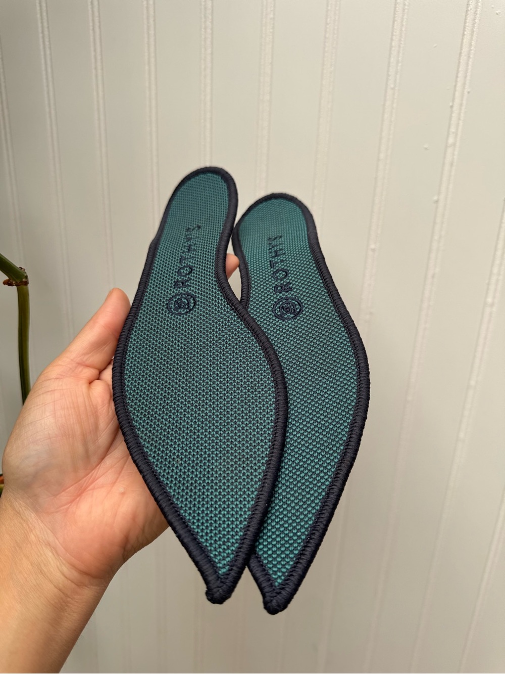 Rothy's The Point Flat Spruce Python 9 - Picture 8 of 9